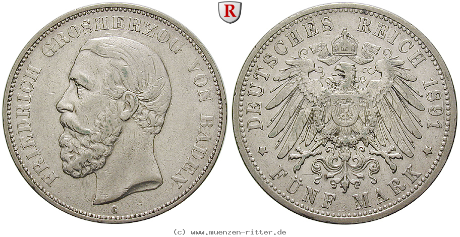 Klicken Sie auf das Bild um es auf Ihrem Rechner zu speichern deutsches-kaiserreich-friedrich-i-5-mark/70946.jpg