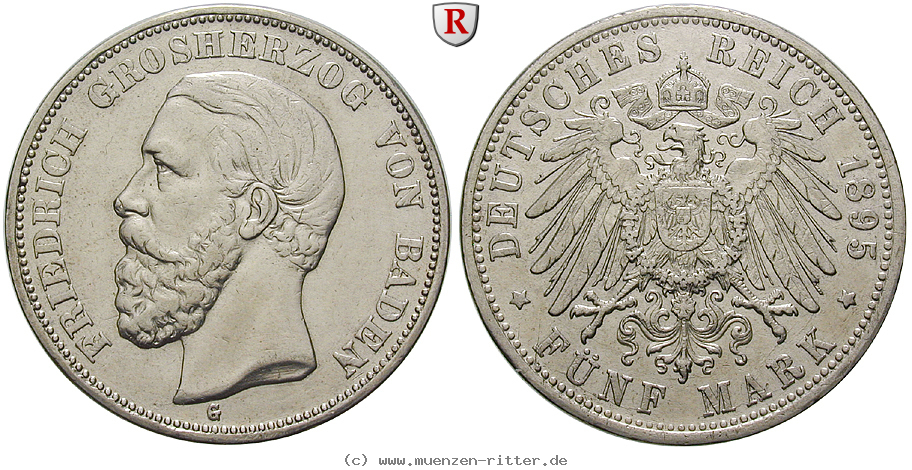 Klicken Sie auf das Bild um es auf Ihrem Rechner zu speichern deutsches-kaiserreich-friedrich-i-5-mark/70947.jpg