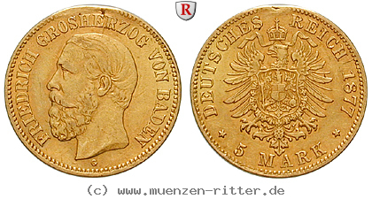 Klicken Sie auf das Bild um es auf Ihrem Rechner zu speichern deutsches-kaiserreich-friedrich-i-5-mark/81783.jpg
