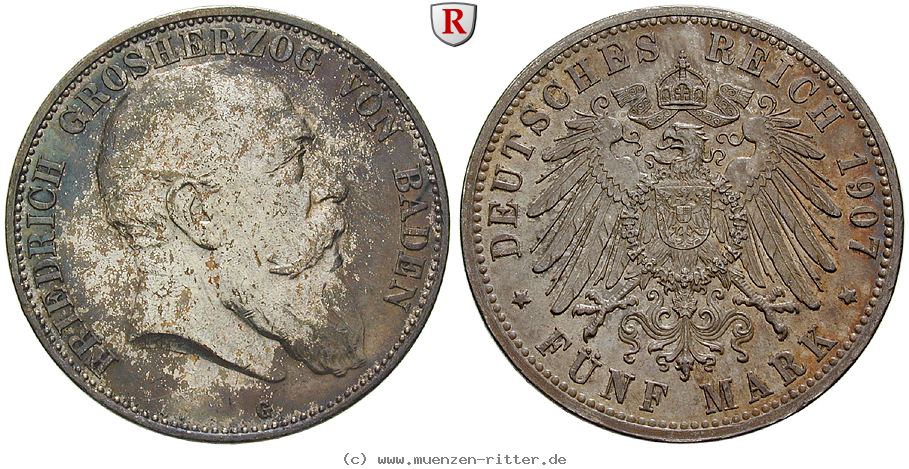 Klicken Sie auf das Bild um es auf Ihrem Rechner zu speichern deutsches-kaiserreich-friedrich-i-5-mark/84184.jpg
