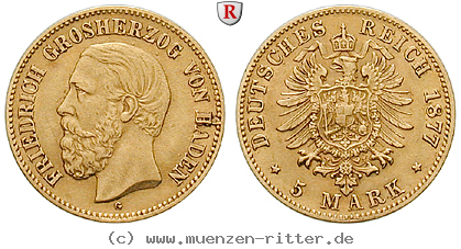 Klicken Sie auf das Bild um es auf Ihrem Rechner zu speichern deutsches-kaiserreich-friedrich-i-5-mark/84578.jpg