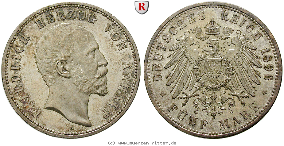 Klicken Sie auf das Bild um es auf Ihrem Rechner zu speichern deutsches-kaiserreich-friedrich-i-5-mark/90480.jpg