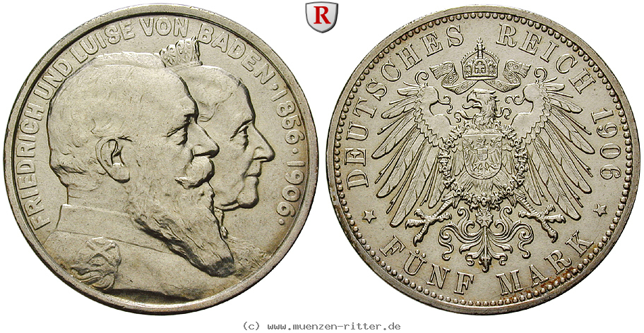 Klicken Sie auf das Bild um es auf Ihrem Rechner zu speichern deutsches-kaiserreich-friedrich-i-5-mark/96112.jpg
