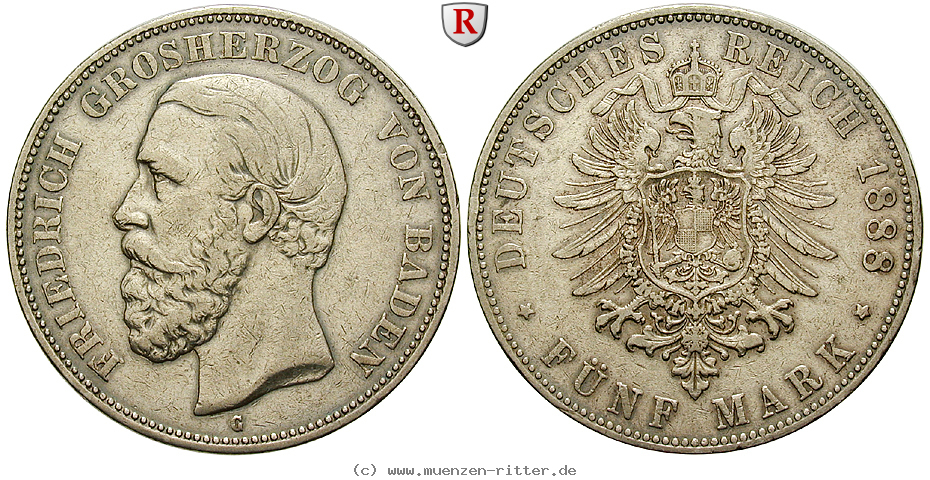 Klicken Sie auf das Bild um es auf Ihrem Rechner zu speichern deutsches-kaiserreich-friedrich-i-5-mark/ejae7198.jpg