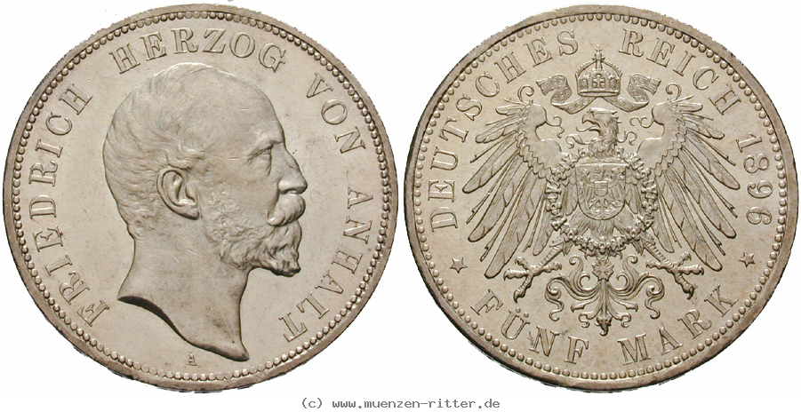 Klicken Sie auf das Bild um es auf Ihrem Rechner zu speichern deutsches-kaiserreich-friedrich-i-5-mark/ejae7555.jpg