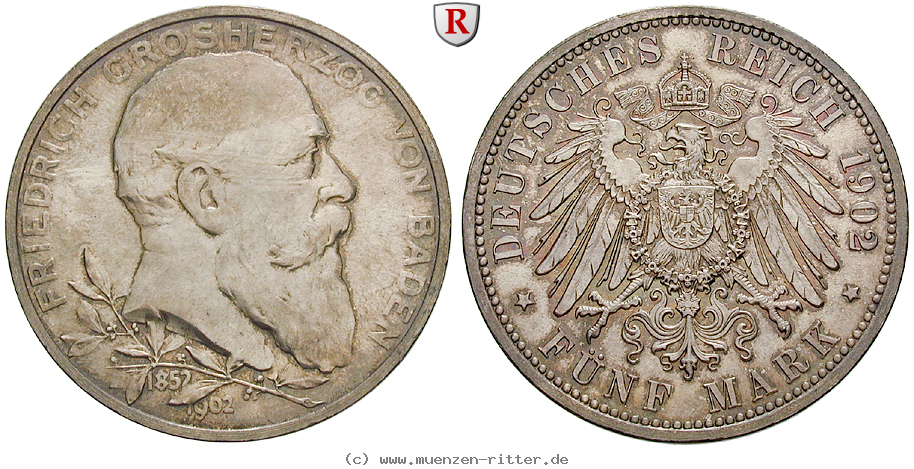 Klicken Sie auf das Bild um es auf Ihrem Rechner zu speichern deutsches-kaiserreich-friedrich-i-5-mark/ejae7563.jpg