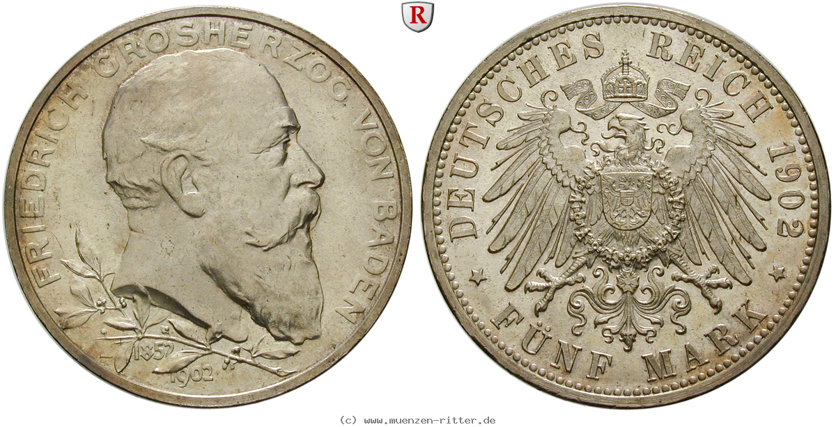 Klicken Sie auf das Bild um es auf Ihrem Rechner zu speichern deutsches-kaiserreich-friedrich-i-5-mark/ejae8536.jpg