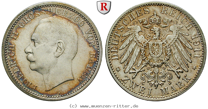 Klicken Sie auf das Bild um es auf Ihrem Rechner zu speichern deutsches-kaiserreich-friedrich-ii-2-mark/103974.jpg