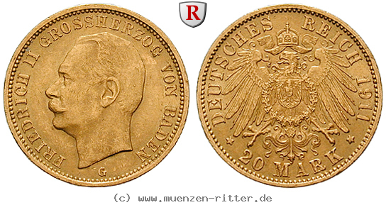 Klicken Sie auf das Bild um es auf Ihrem Rechner zu speichern deutsches-kaiserreich-friedrich-ii-20-mark/101333.jpg