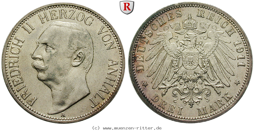 Klicken Sie auf das Bild um es auf Ihrem Rechner zu speichern deutsches-kaiserreich-friedrich-ii-3-mark/101647.jpg