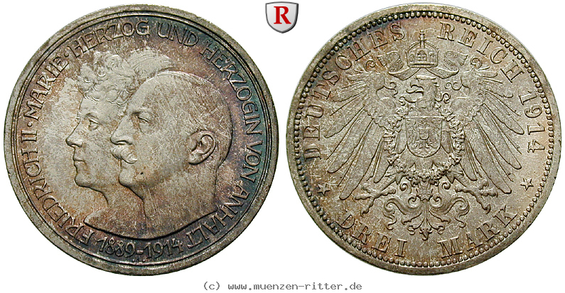 Klicken Sie auf das Bild um es auf Ihrem Rechner zu speichern deutsches-kaiserreich-friedrich-ii-3-mark/102579.jpg
