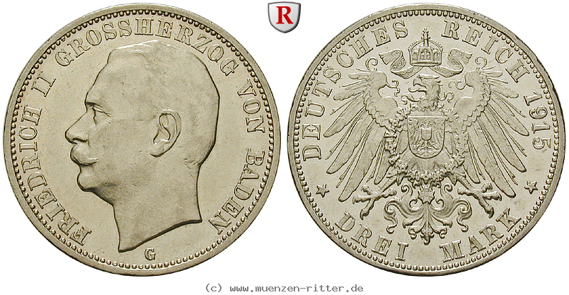 Klicken Sie auf das Bild um es auf Ihrem Rechner zu speichern deutsches-kaiserreich-friedrich-ii-3-mark/41983.jpg