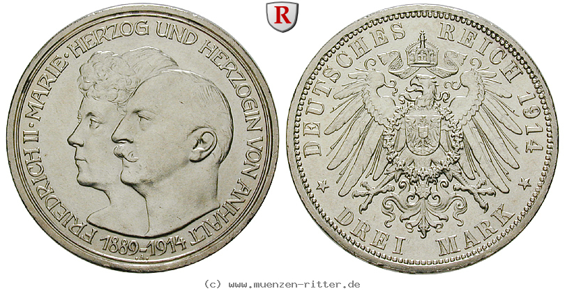 Klicken Sie auf das Bild um es auf Ihrem Rechner zu speichern deutsches-kaiserreich-friedrich-ii-3-mark/57157.jpg