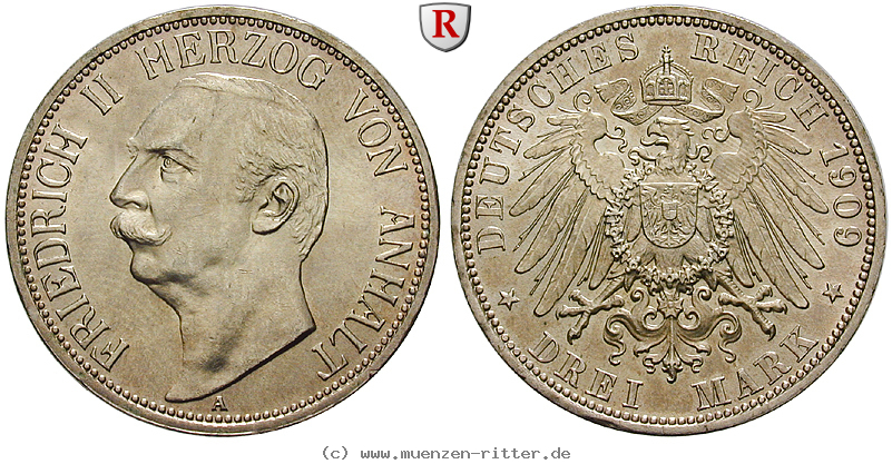 Klicken Sie auf das Bild um es auf Ihrem Rechner zu speichern deutsches-kaiserreich-friedrich-ii-3-mark/93506.jpg