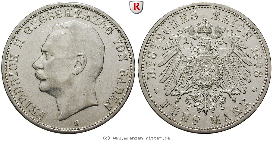 Klicken Sie auf das Bild um es auf Ihrem Rechner zu speichern deutsches-kaiserreich-friedrich-ii-5-mark/84746.jpg