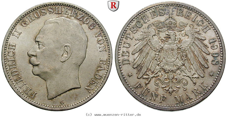 Klicken Sie auf das Bild um es auf Ihrem Rechner zu speichern deutsches-kaiserreich-friedrich-ii-5-mark/90488.jpg