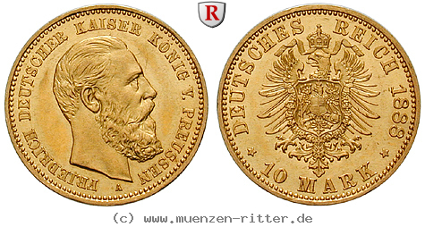 Klicken Sie auf das Bild um es auf Ihrem Rechner zu speichern deutsches-kaiserreich-friedrich-iii-10-mark/96548.jpg
