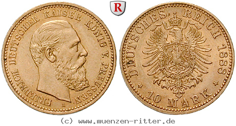 Klicken Sie auf das Bild um es auf Ihrem Rechner zu speichern deutsches-kaiserreich-friedrich-iii-10-mark/j247.jpg