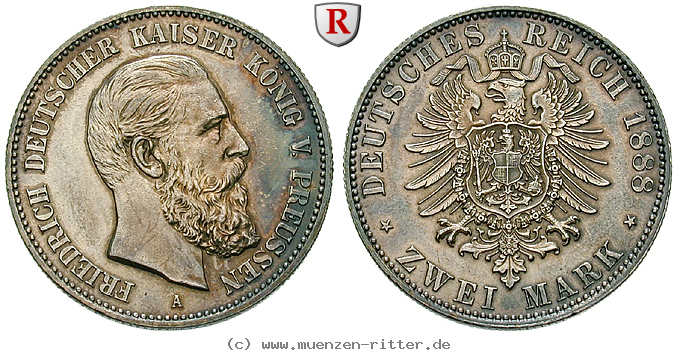Klicken Sie auf das Bild um es auf Ihrem Rechner zu speichern deutsches-kaiserreich-friedrich-iii-2-mark/100007.jpg