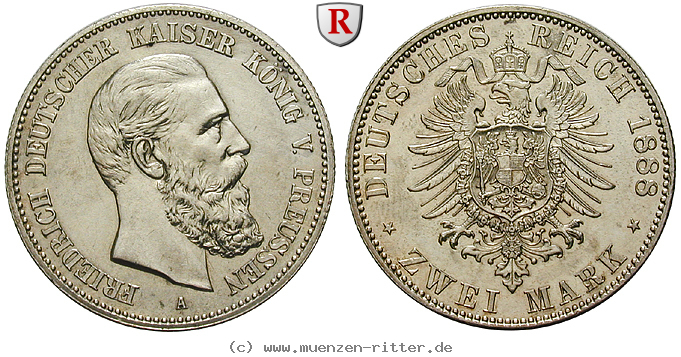 Klicken Sie auf das Bild um es auf Ihrem Rechner zu speichern deutsches-kaiserreich-friedrich-iii-2-mark/101296.jpg