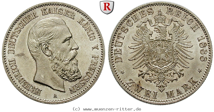 Klicken Sie auf das Bild um es auf Ihrem Rechner zu speichern deutsches-kaiserreich-friedrich-iii-2-mark/101675.jpg