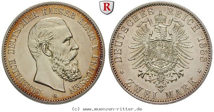 Klicken Sie auf das Bild um es auf Ihrem Rechner zu speichern deutsches-kaiserreich-friedrich-iii-2-mark/28892.jpg