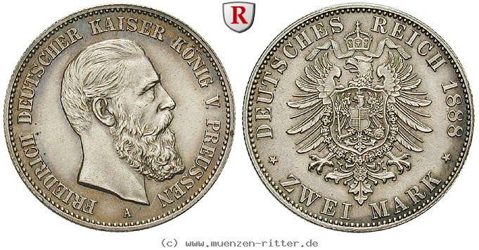 Klicken Sie auf das Bild um es auf Ihrem Rechner zu speichern deutsches-kaiserreich-friedrich-iii-2-mark/42136.jpg