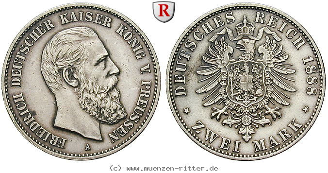 Klicken Sie auf das Bild um es auf Ihrem Rechner zu speichern deutsches-kaiserreich-friedrich-iii-2-mark/58796.jpg