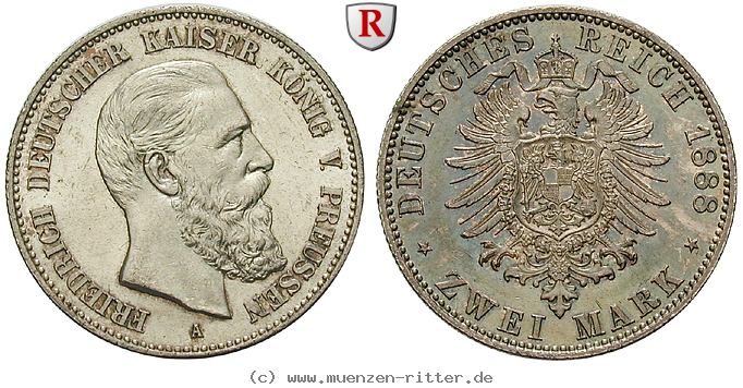 Klicken Sie auf das Bild um es auf Ihrem Rechner zu speichern deutsches-kaiserreich-friedrich-iii-2-mark/ejae7267.jpg