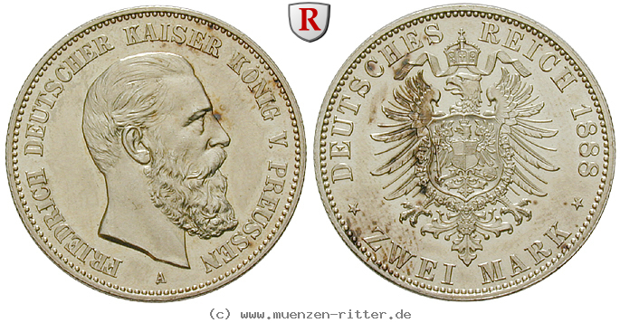 Klicken Sie auf das Bild um es auf Ihrem Rechner zu speichern deutsches-kaiserreich-friedrich-iii-2-mark/ejae7269.jpg