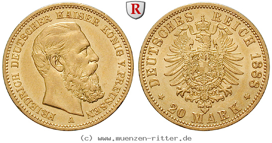 Klicken Sie auf das Bild um es auf Ihrem Rechner zu speichern deutsches-kaiserreich-friedrich-iii-20-mark/67760.jpg
