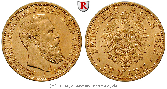 Klicken Sie auf das Bild um es auf Ihrem Rechner zu speichern deutsches-kaiserreich-friedrich-iii-20-mark/95782.jpg