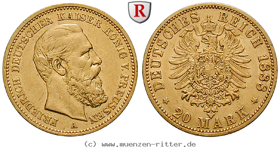 Klicken Sie auf das Bild um es auf Ihrem Rechner zu speichern deutsches-kaiserreich-friedrich-iii-20-mark/99041.jpg