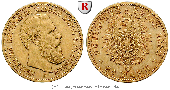 Klicken Sie auf das Bild um es auf Ihrem Rechner zu speichern deutsches-kaiserreich-friedrich-iii-20-mark/99084.jpg