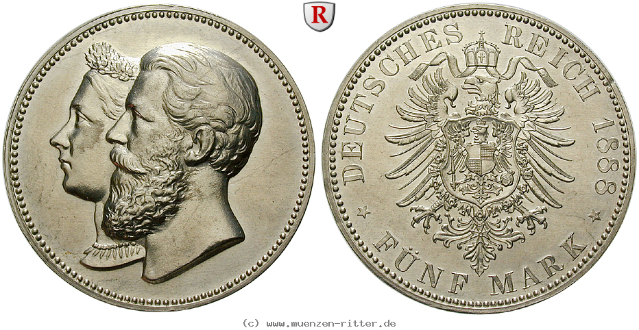 Klicken Sie auf das Bild um es auf Ihrem Rechner zu speichern deutsches-kaiserreich-friedrich-iii-5-mark/84860.jpg