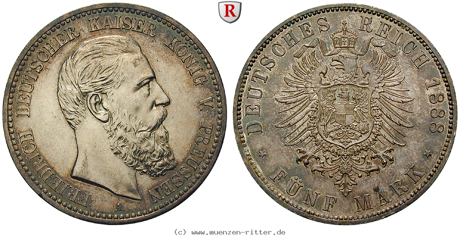 Klicken Sie auf das Bild um es auf Ihrem Rechner zu speichern deutsches-kaiserreich-friedrich-iii-5-mark/93276.jpg