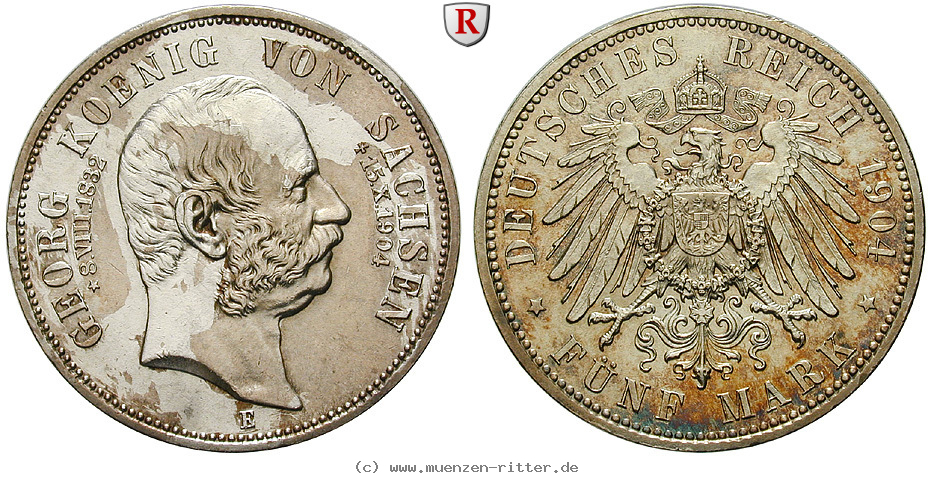 Klicken Sie auf das Bild um es auf Ihrem Rechner zu speichern deutsches-kaiserreich-georg-5-mark/89603.jpg