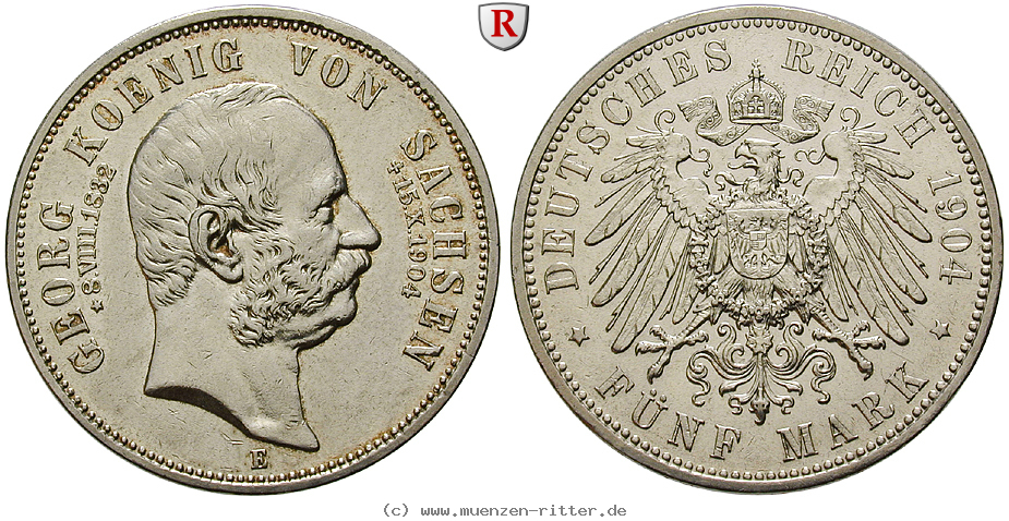 Klicken Sie auf das Bild um es auf Ihrem Rechner zu speichern deutsches-kaiserreich-georg-5-mark/91528.jpg