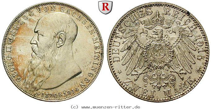 Klicken Sie auf das Bild um es auf Ihrem Rechner zu speichern deutsches-kaiserreich-georg-ii-2-mark/91531.jpg