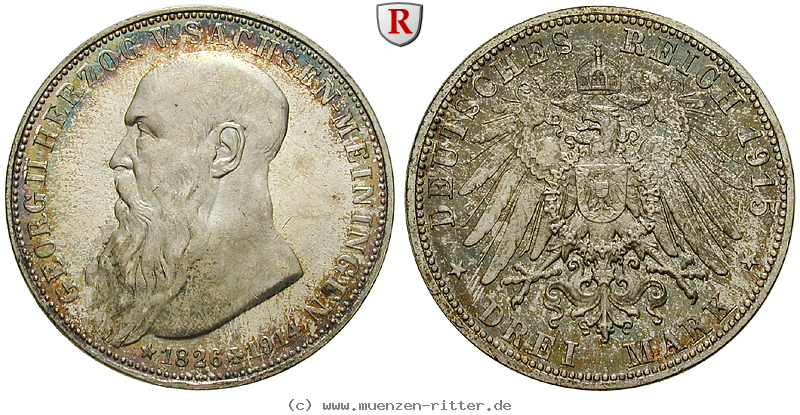 Klicken Sie auf das Bild um es auf Ihrem Rechner zu speichern deutsches-kaiserreich-georg-ii-3-mark/102616.jpg