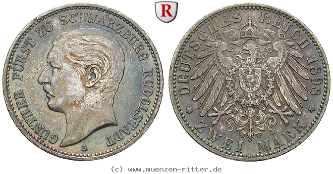 Klicken Sie auf das Bild um es auf Ihrem Rechner zu speichern deutsches-kaiserreich-guenther-viktor-2-mark/66188.jpg