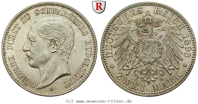 Klicken Sie auf das Bild um es auf Ihrem Rechner zu speichern deutsches-kaiserreich-guenther-viktor-2-mark/96135.jpg