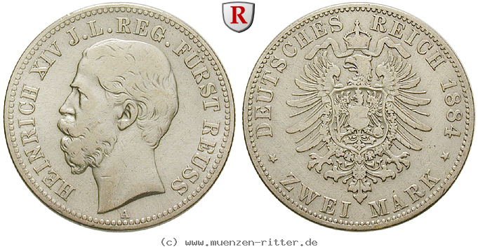 Klicken Sie auf das Bild um es auf Ihrem Rechner zu speichern deutsches-kaiserreich-heinrich-xiv-2-mark/53378.jpg