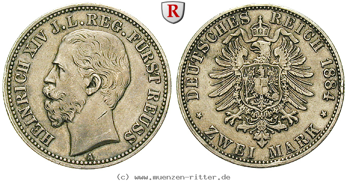 deutsches-kaiserreich-heinrich-xiv-2-mark/58809.jpg
