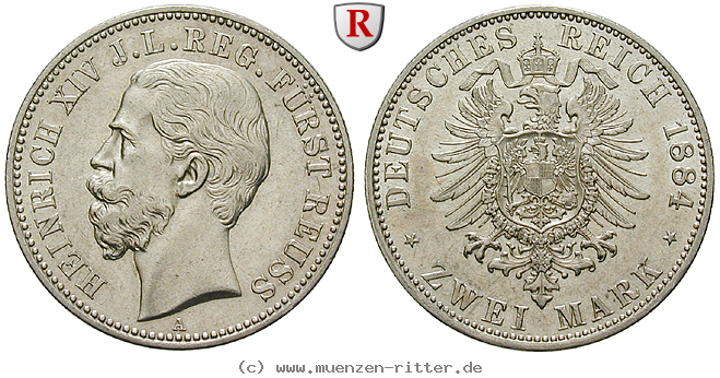 deutsches-kaiserreich-heinrich-xiv-2-mark/84897.jpg