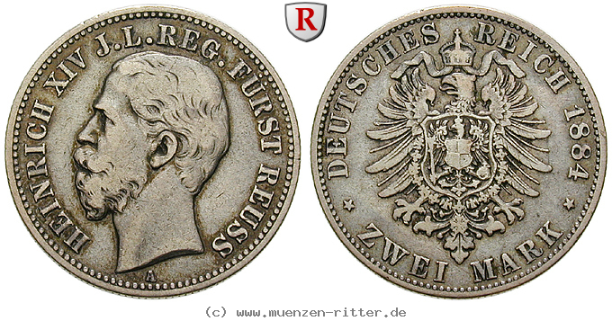 Klicken Sie auf das Bild um es auf Ihrem Rechner zu speichern deutsches-kaiserreich-heinrich-xiv-2-mark/90529.jpg