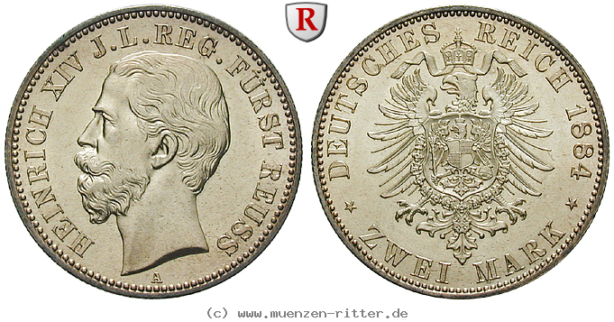 Klicken Sie auf das Bild um es auf Ihrem Rechner zu speichern deutsches-kaiserreich-heinrich-xiv-2-mark/93565.jpg