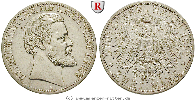 deutsches-kaiserreich-heinrich-xxii-2-mark/53374.jpg