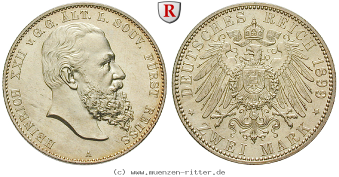 Klicken Sie auf das Bild um es auf Ihrem Rechner zu speichern deutsches-kaiserreich-heinrich-xxii-2-mark/88021.jpg