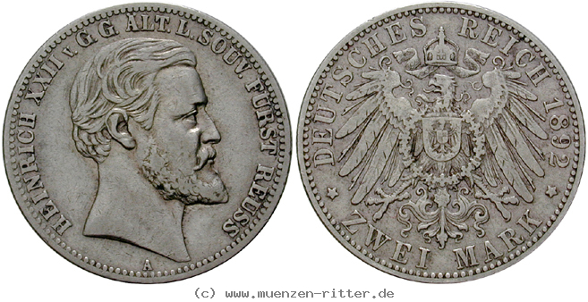 Klicken Sie auf das Bild um es auf Ihrem Rechner zu speichern deutsches-kaiserreich-heinrich-xxii-2-mark/ejae11447.jpg
